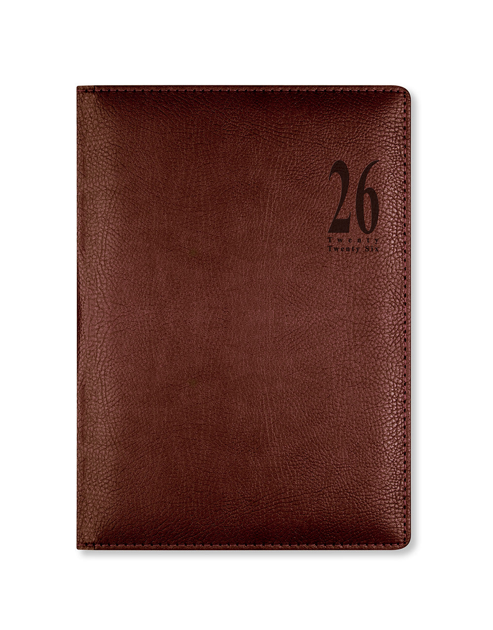 Letts of London Milano A5 Week to View Planner 2026 - Multilanguage Chocolate 26-081170 #color_chocolate