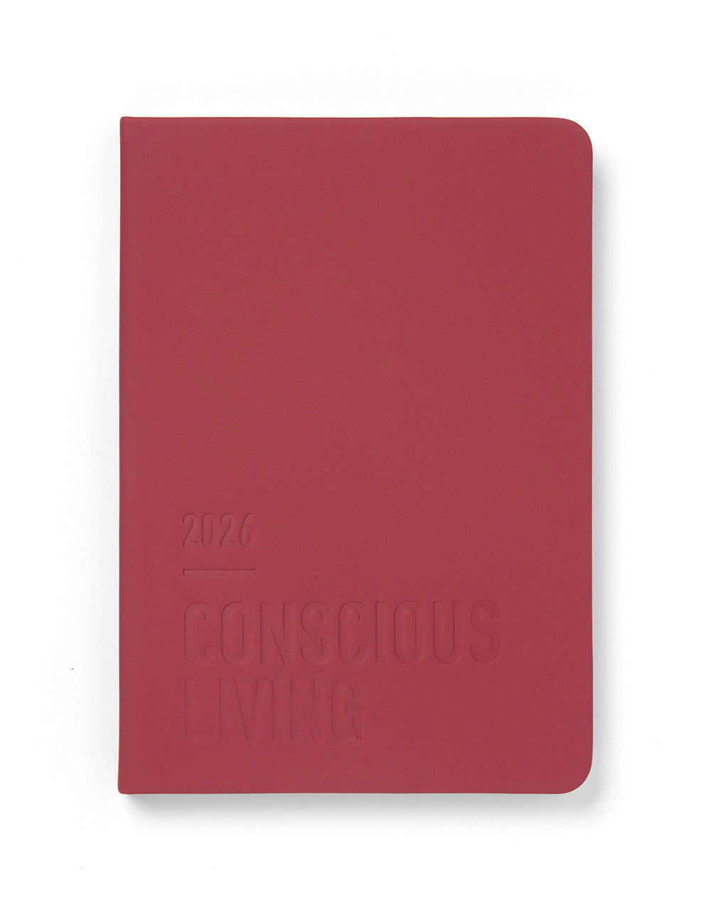 Letts of London Conscious Evergreen A5 Week to View Planner 2026 - Multilanguage Berry 26-082552 #color_berry