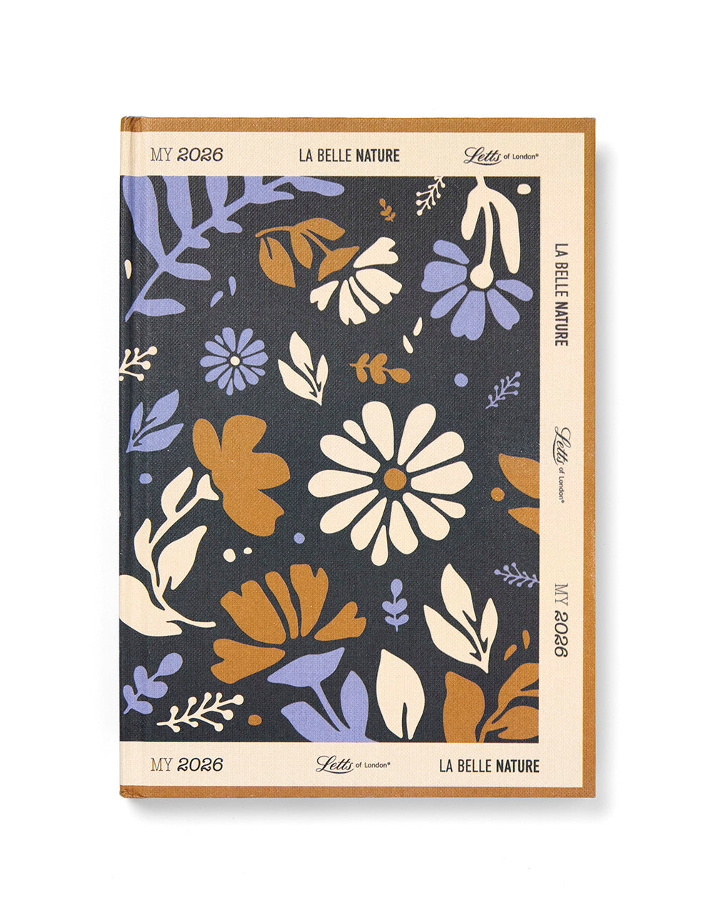 Letts of London La Belle Nature A5 Week to View Planner 2026 - Multilanguage Bleu 26-082558 #color_belle-nature-bleu