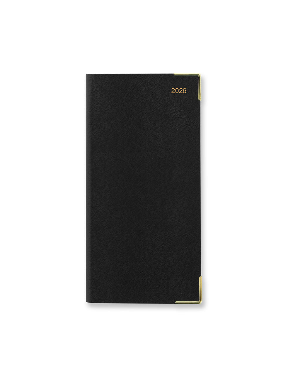 Letts of London Classic Slim Landscape Month to View Planner 2026 - English Black 26-C12SBK #color_black