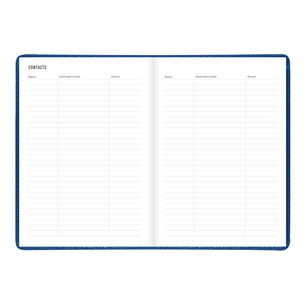 Letts A5 Weekly Planner, Milano, 2027 Blue 27-080570#color_blue