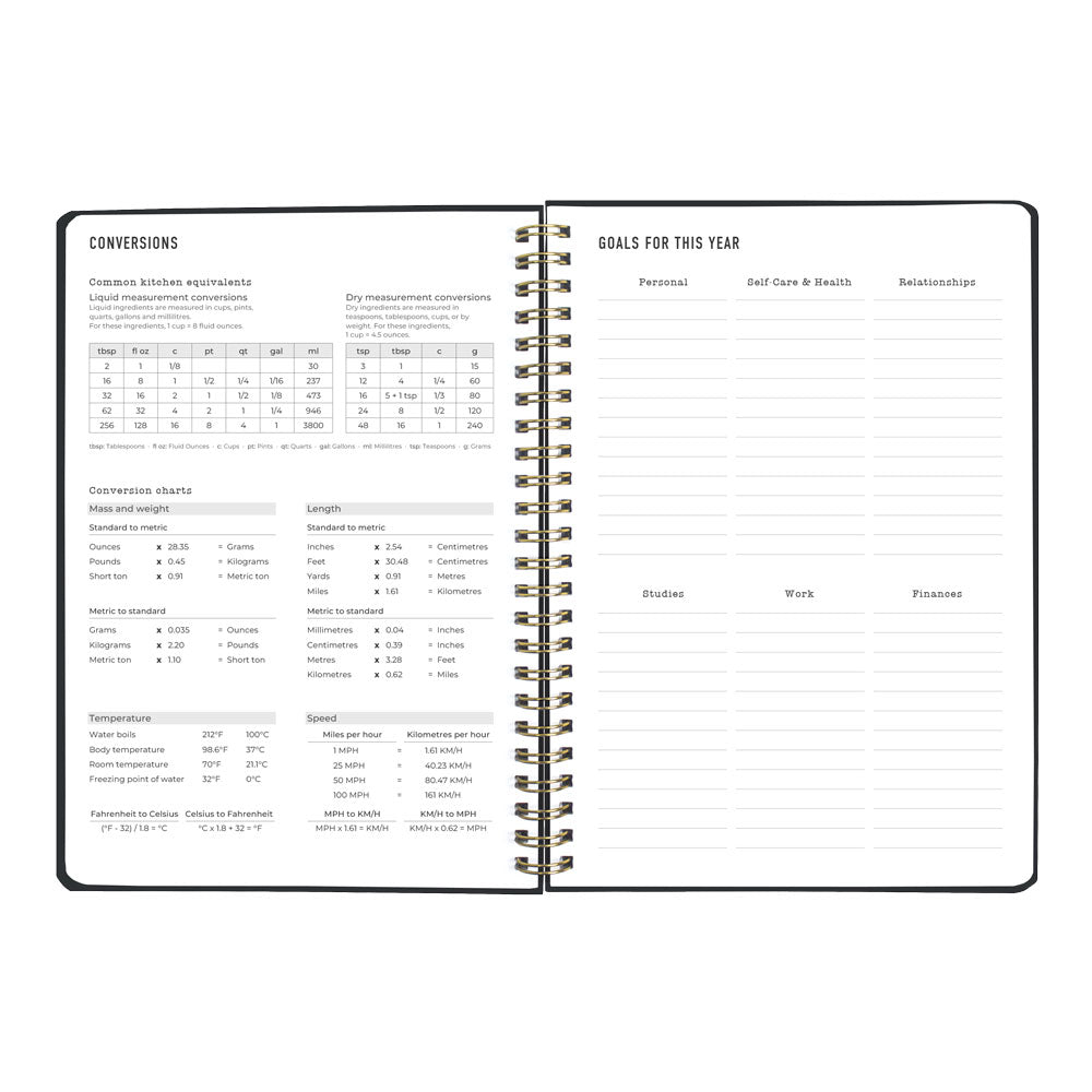 Letts A5 Weekly Planner, Celebrate, 2027 Grey 27-082184#color_grey