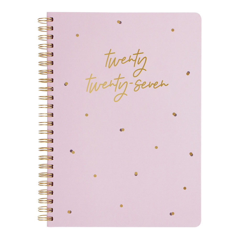 Letts A5 Weekly Planner, Celebrate, 2027 Rose 27-082185#color_rose