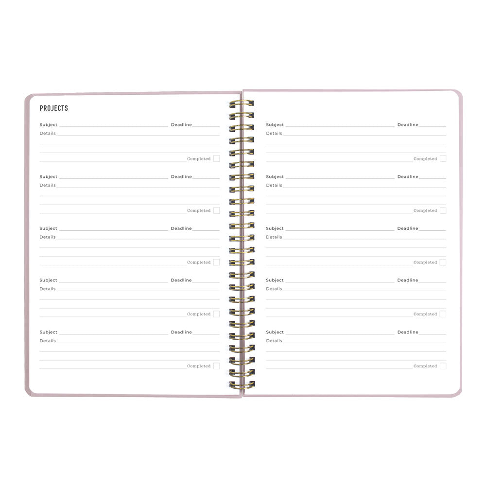 Letts A5 Weekly Planner, Celebrate, 2027 Rose 27-082185#color_rose