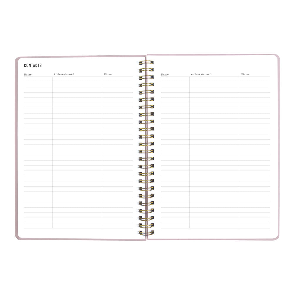 Letts A5 Weekly Planner, Celebrate, 2027 Rose 27-082185#color_rose