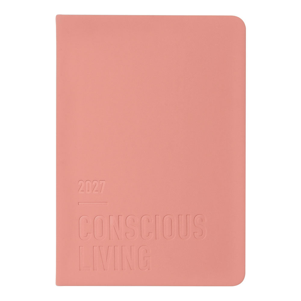 Letts A5 Weekly Planner, Conscious, 2027 Clay 27-082397#color_clay