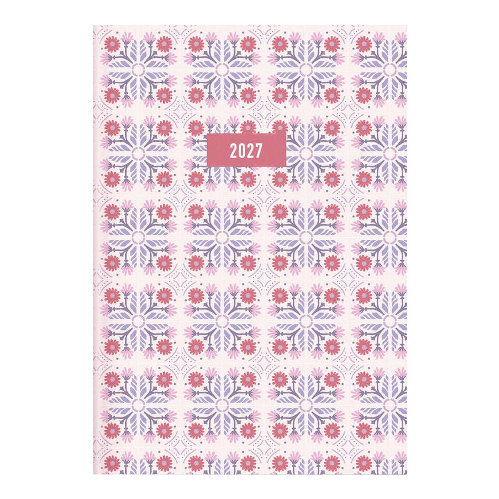 Letts A5 Weekly Planner, Morocco, 2027 Pink 27-082494#color_morocco-pink