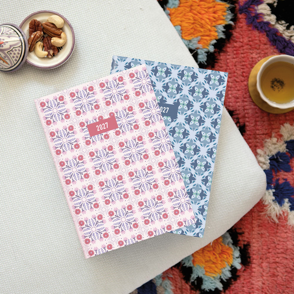Letts A5 Weekly Planner, Morocco, 2027 Pink 27-082494#color_morocco-pink