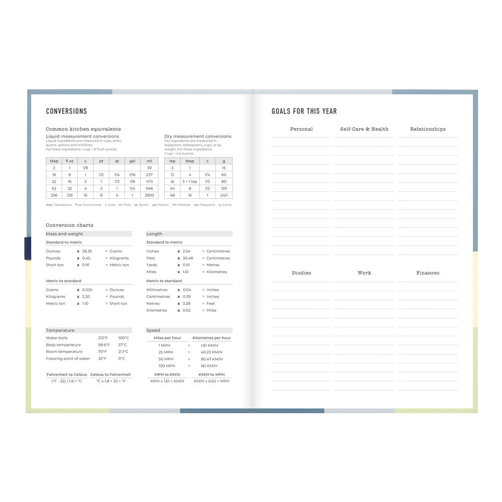 Letts A5 Weekly Planner, Gradient, 2027 Blue 27-082571#color_gradient-blue