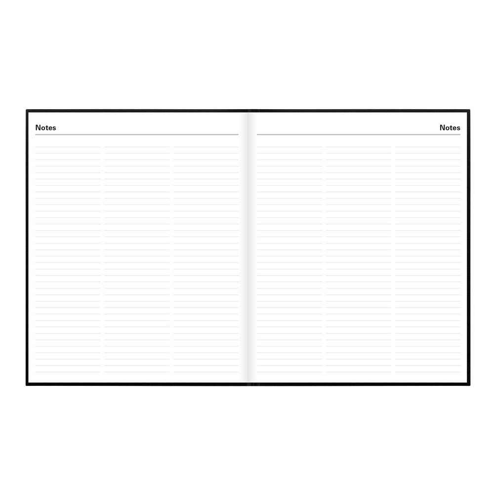 Letts Quarto Weekly Appointment Book, Principal, 2027 Black 27-C30YABK#color_black