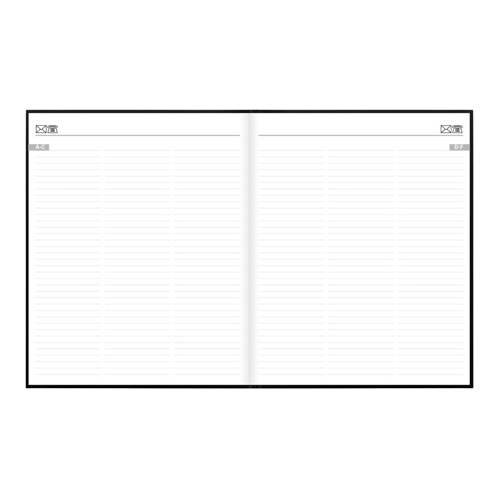 Letts Quarto Weekly Appointment Book, Principal, 2027 Black 27-C30YABK#color_black