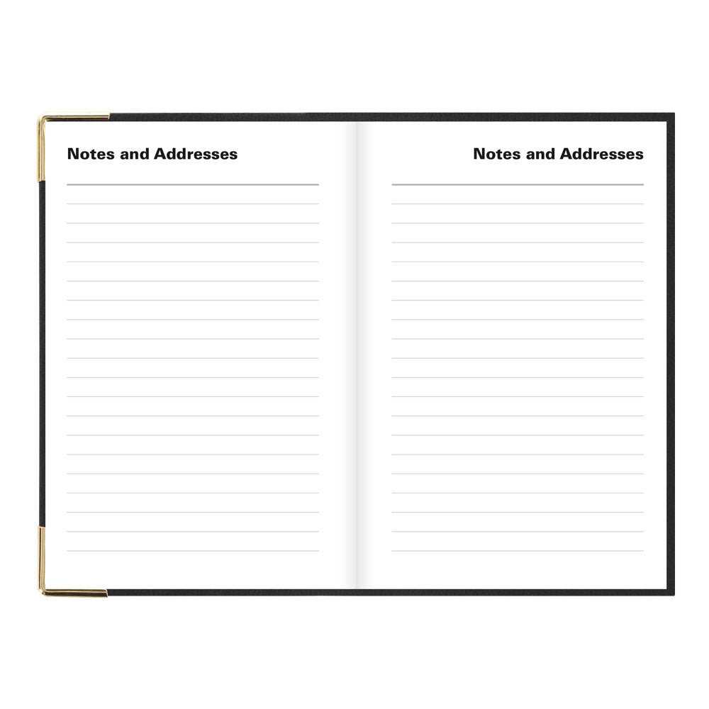 Letts Pocket Weekly Planner, Classic, 2027 Black 27-C32EBK#color_black