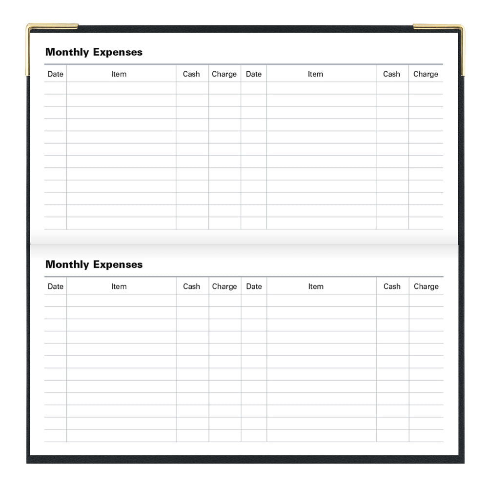 Letts Slim Weekly Appointment Book, Classic, 2027 Black 27-C32SBK#color_black
