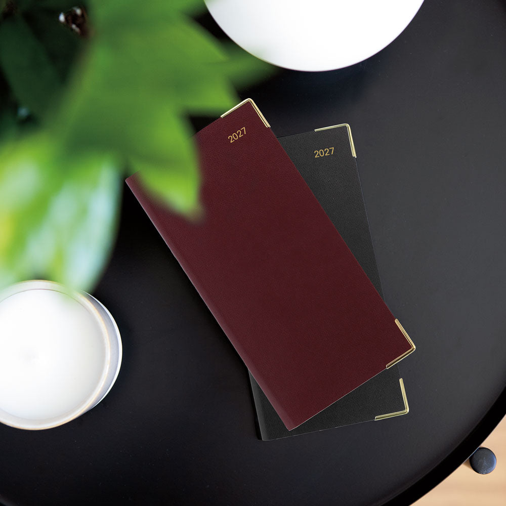 Letts Slim Weekly Planner, Classic, 2027 Black 27-C32SUBK#color_black