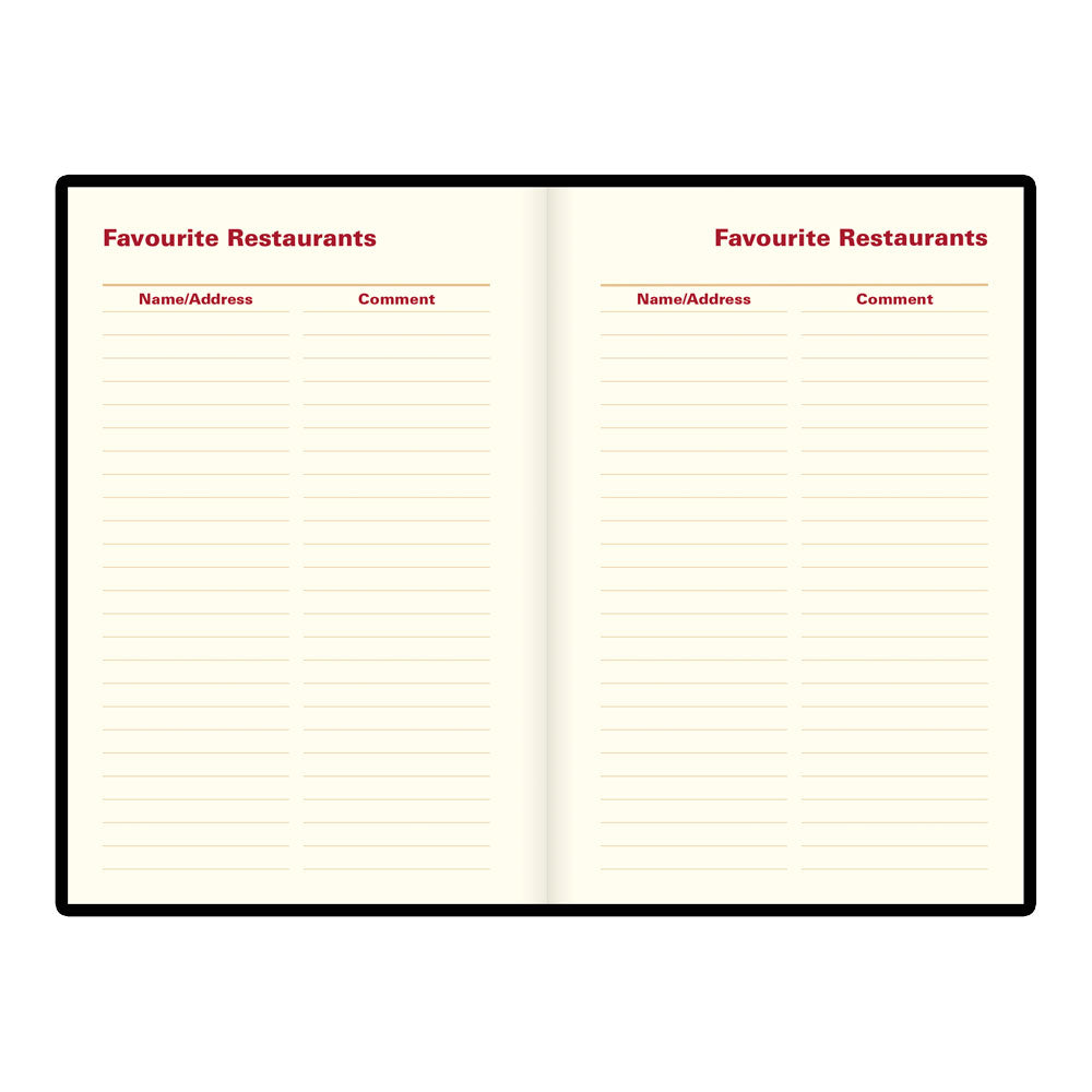 Letts Pocket Weekly Planner, Belgravia, 2027 Black 27-C33EBK#color_black