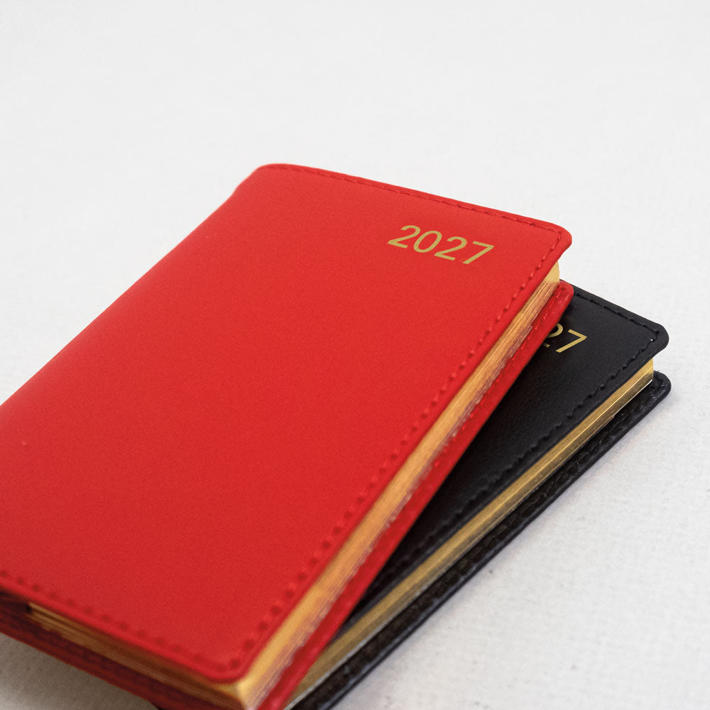 Letts Pocket Weekly Planner, Belgravia, 2027 Black 27-C33EBK#color_black
