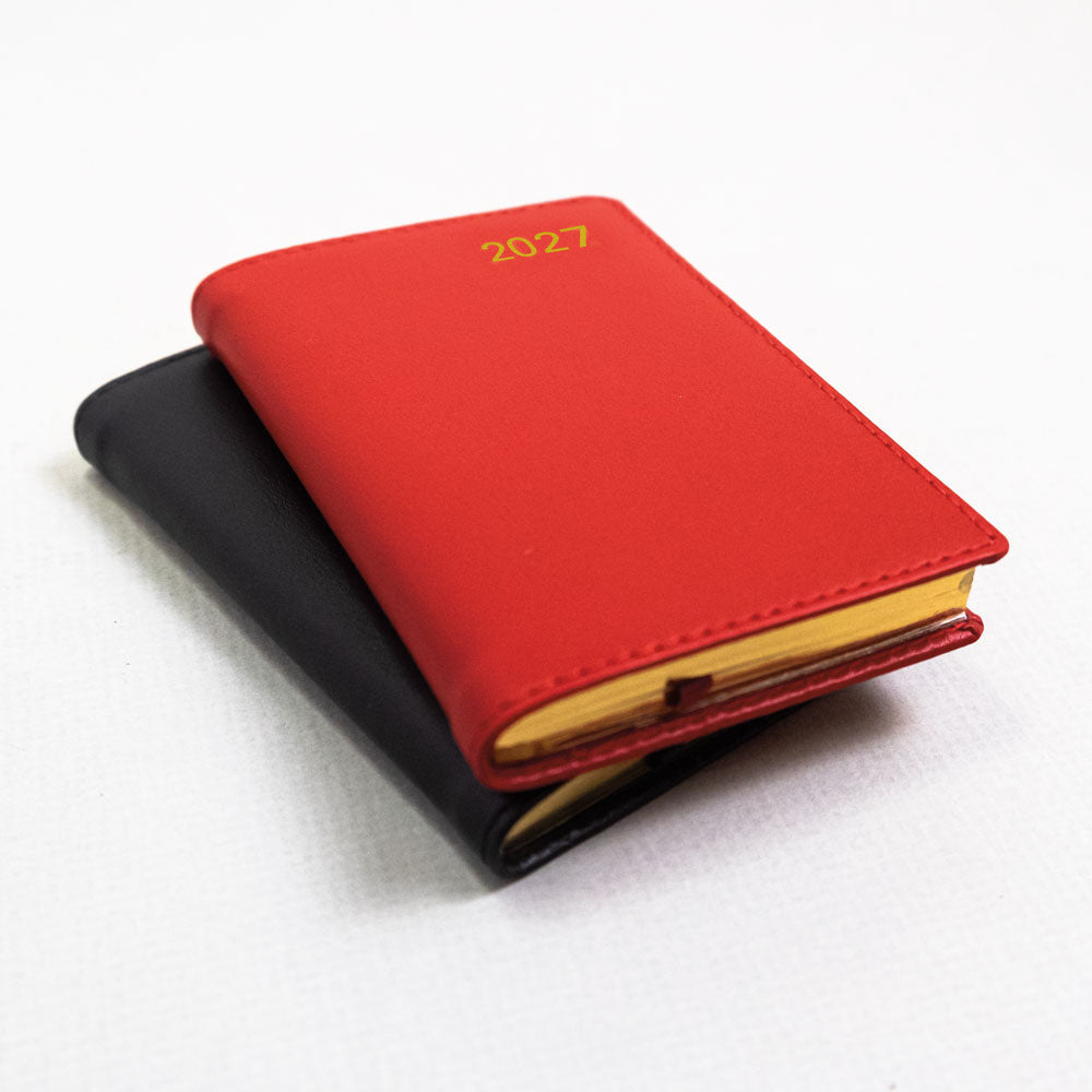 Letts Pocket Weekly Planner, Belgravia, 2027 Black 27-C33EBK#color_black
