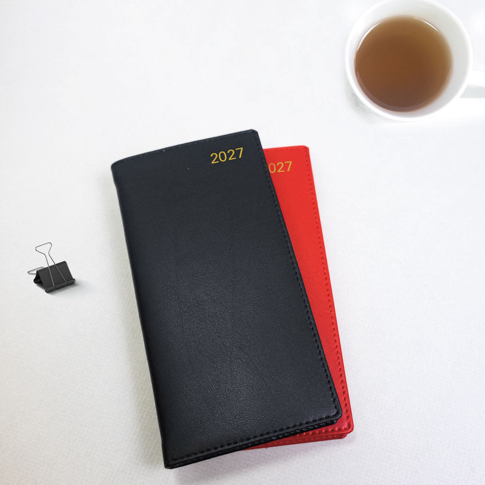 Letts Slim Weekly Appointment Book, Belgravia, 2027 Black 27-C33SBK#color_black