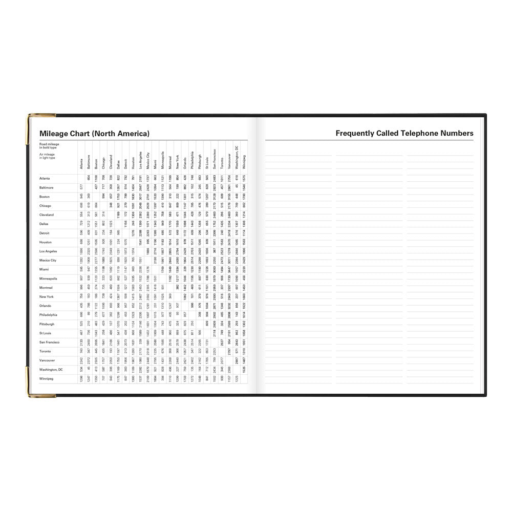 Letts Quarto Weekly Appointment Book, Roma, 2027 Black 27-C33YIBK#color_black