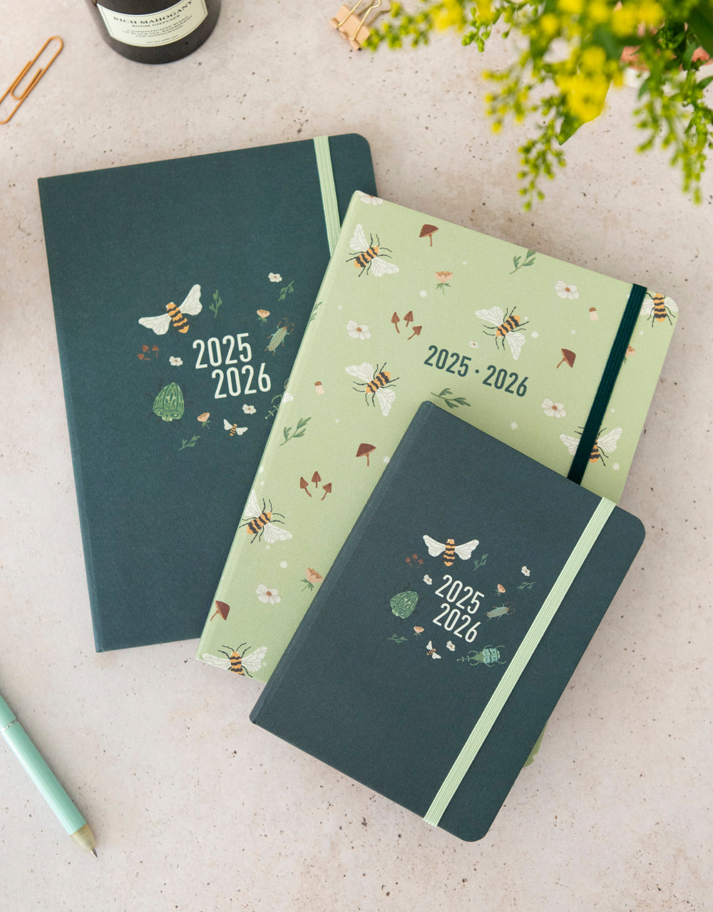 Letts Bumblebee Planner 2025-2026 #color_forest