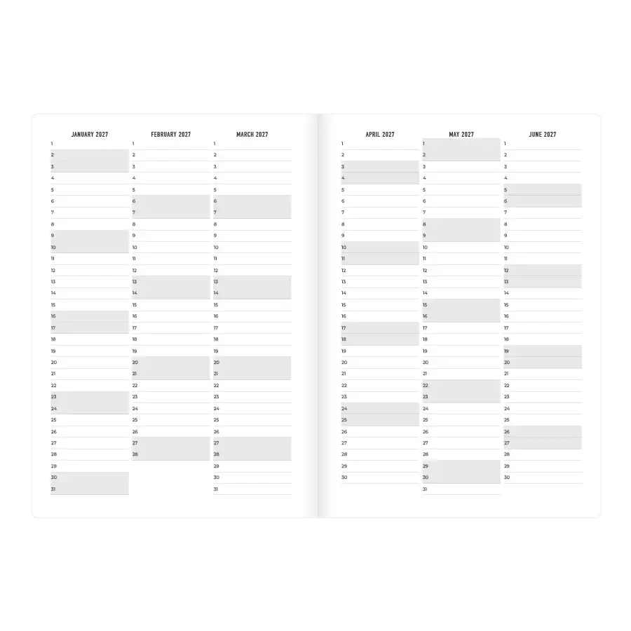 Letts A5 Weekly Planner, Essence, 2027 Teal 27-082633#color_essence-teal