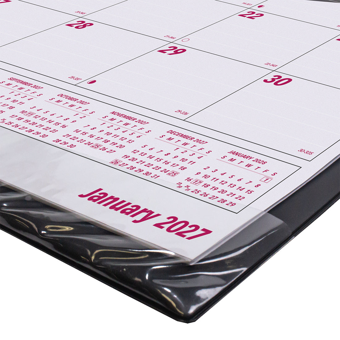 Monthly Desk Pad Calendar, 2027 C191924-27 Brownline