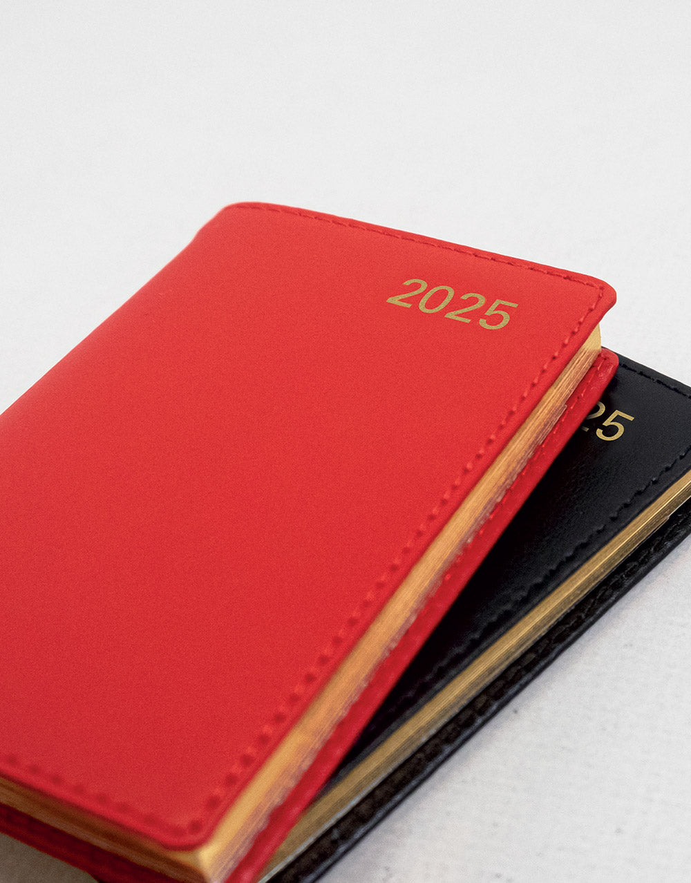 Belgravia Mini Pocket Week to View Leather Diary with Planners 2025 - English 25-C33EBK#color_black