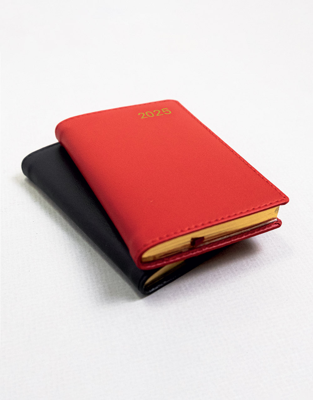 Belgravia Mini Pocket Week to View Leather Diary with Planners 2025 - English 25-C33ERD#color_red