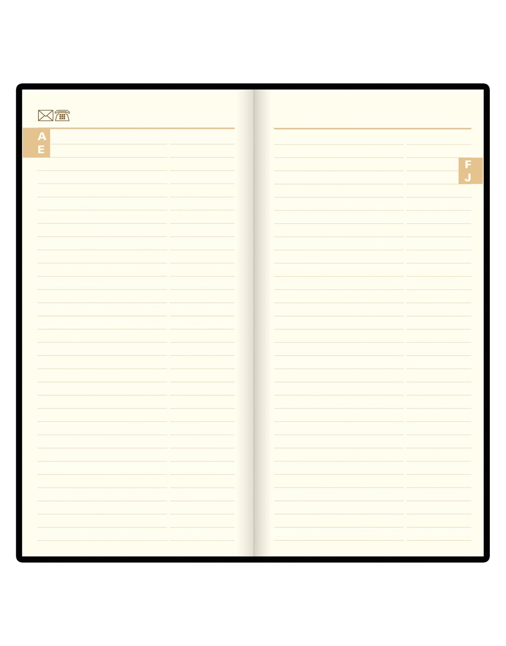 Letts of London Signature Slim Week to View Leather Diary with Planners 2026 - English Black 26-C38SUBK #color_black