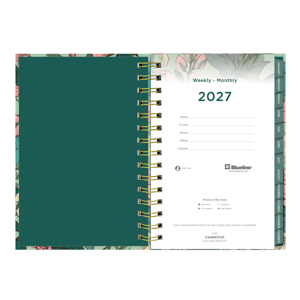 Verdant 17-Month Weekly Planner, 2026 - 2027 English C448017.01-27