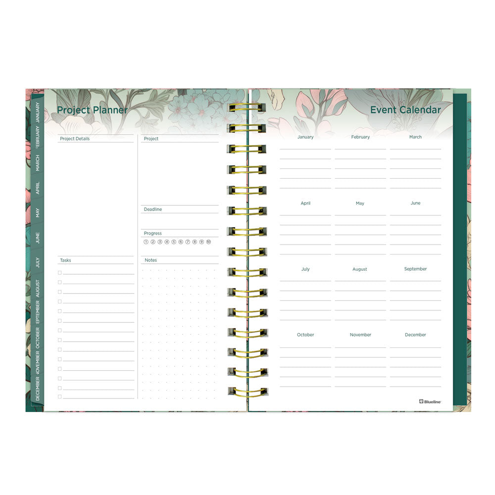 Verdant 17-Month Weekly Planner, 2026 - 2027 English C448017.01-27
