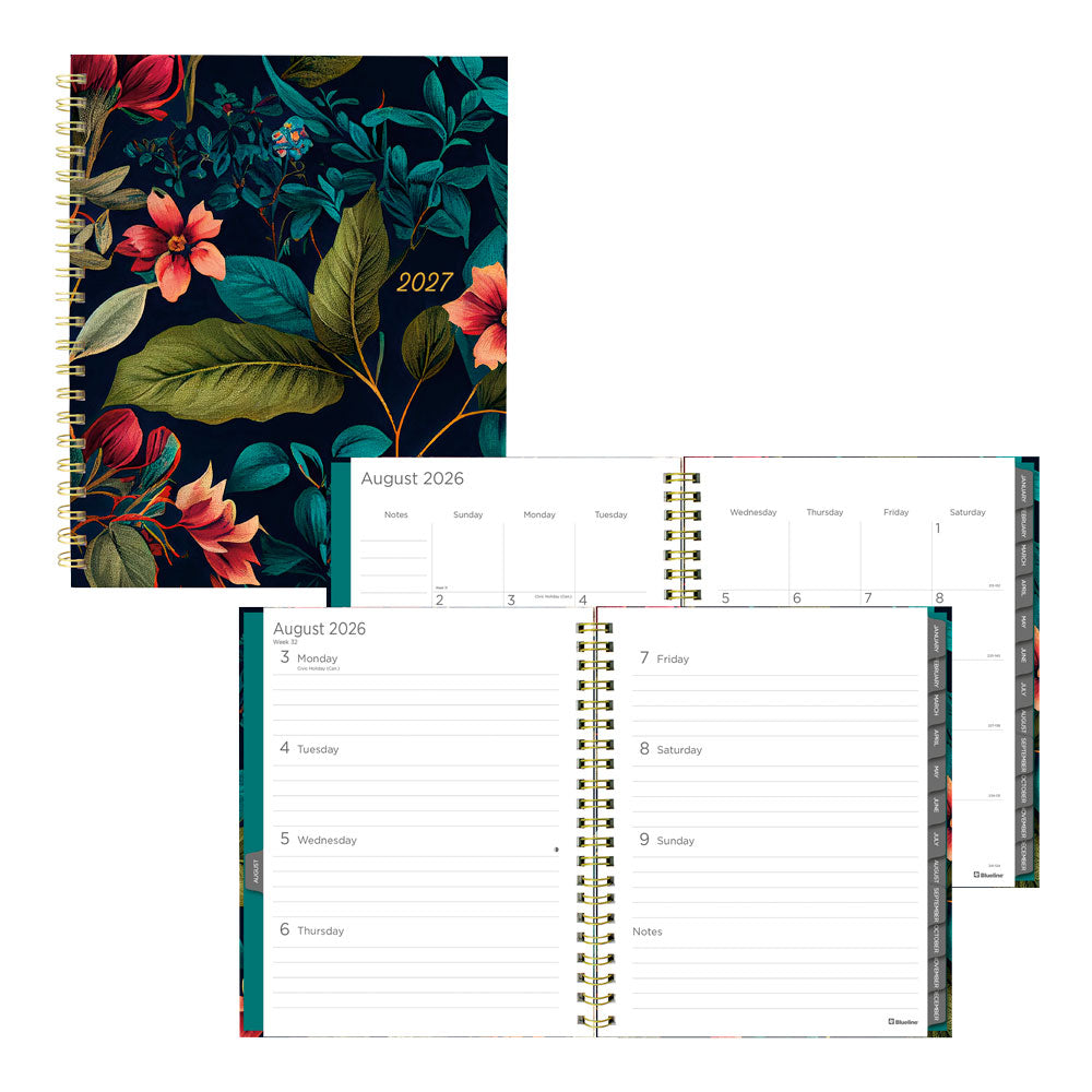 Wildflower Glow 17-Month Weekly Planner, 2026 - 2027 - English C471117.01-27