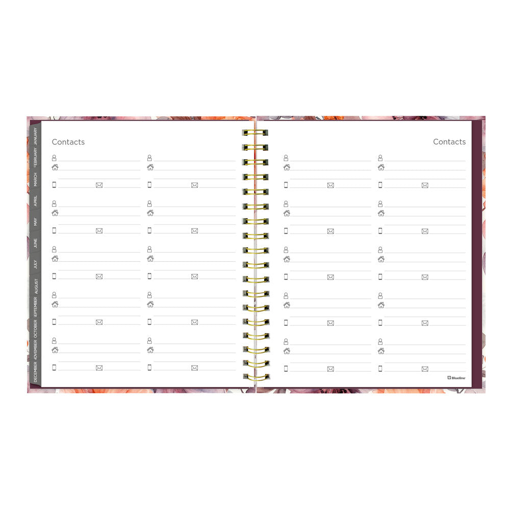 Floral Blush 17-Month Monthly Planner, 2026 - 2027 English C489017.01-27