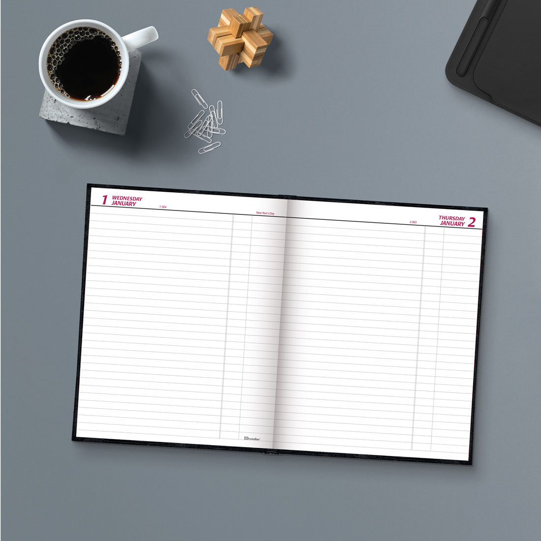 Daily Planner 2025, English, C550.BLK#color_black