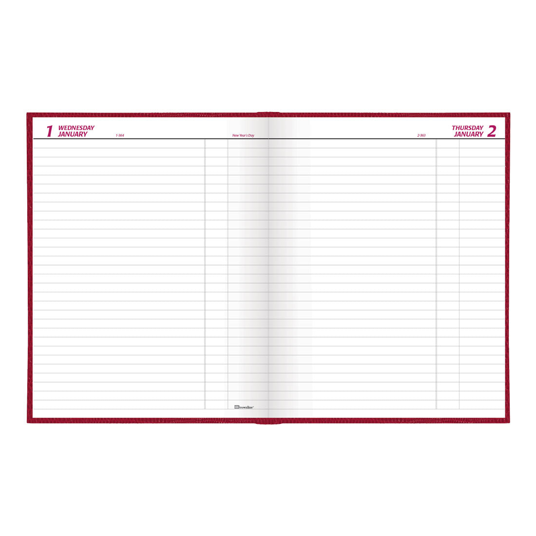 Daily Planner 2025, English, C550.RED#color_red