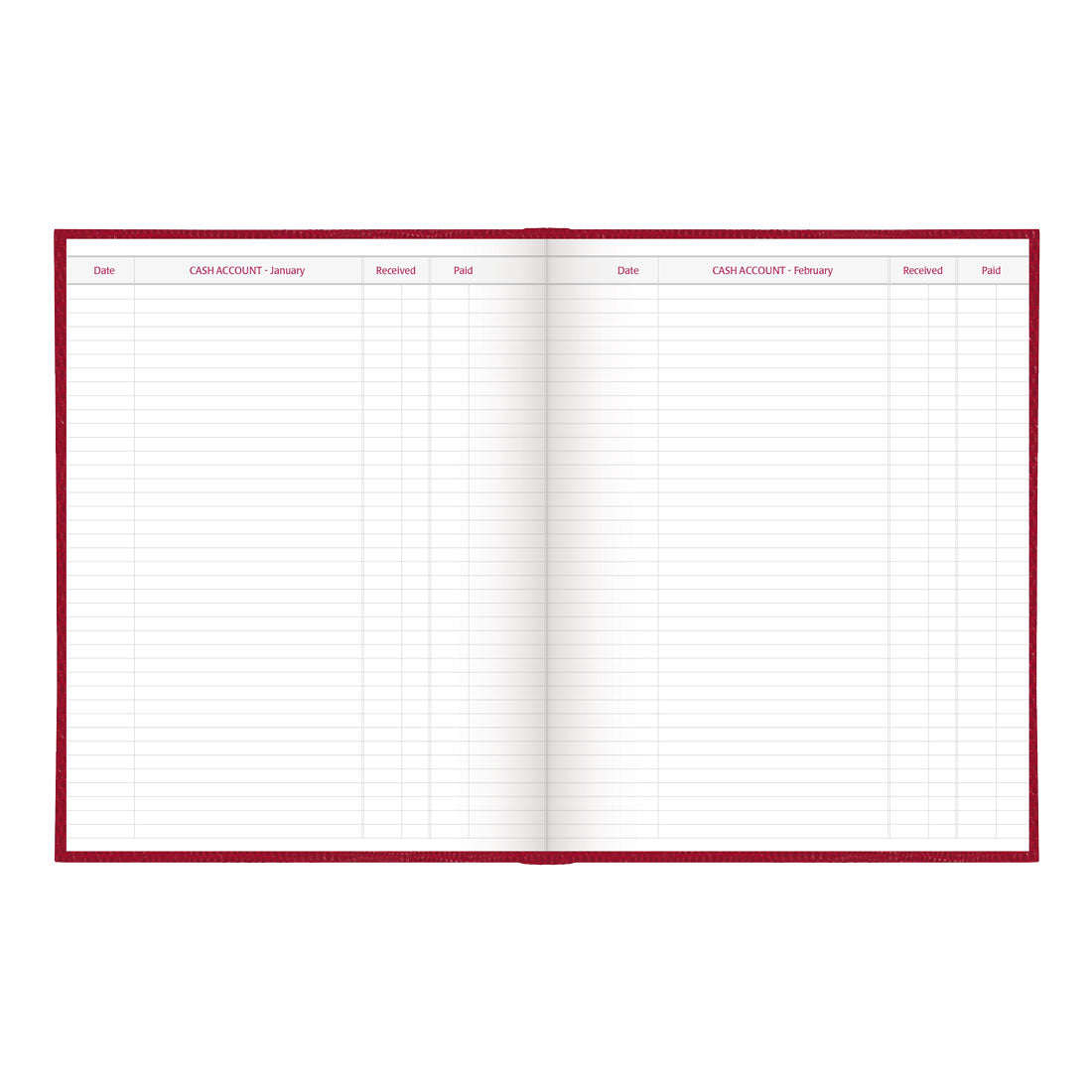 Daily Planner 2025, English, C550.RED#color_red