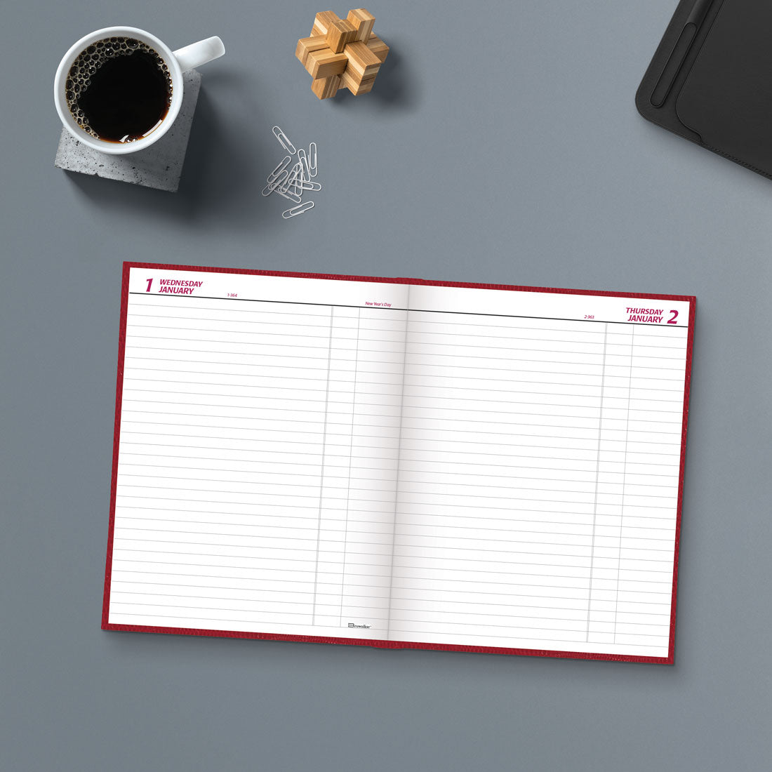 Daily Planner 2025, English, C550.RED#color_red