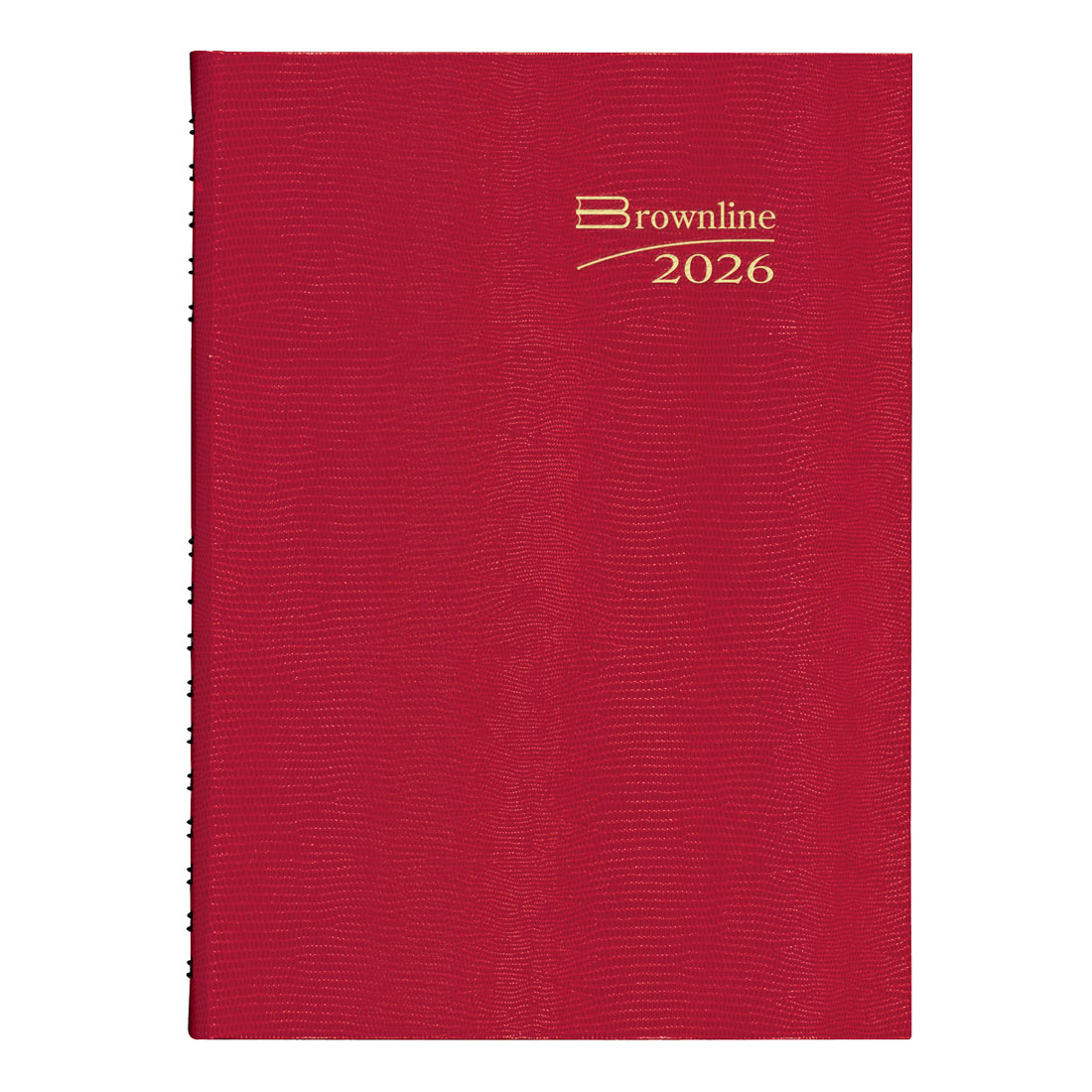 Brownline CoilPro™ Daily Planner, Untimed, Red, 2026 C550C.RED-26