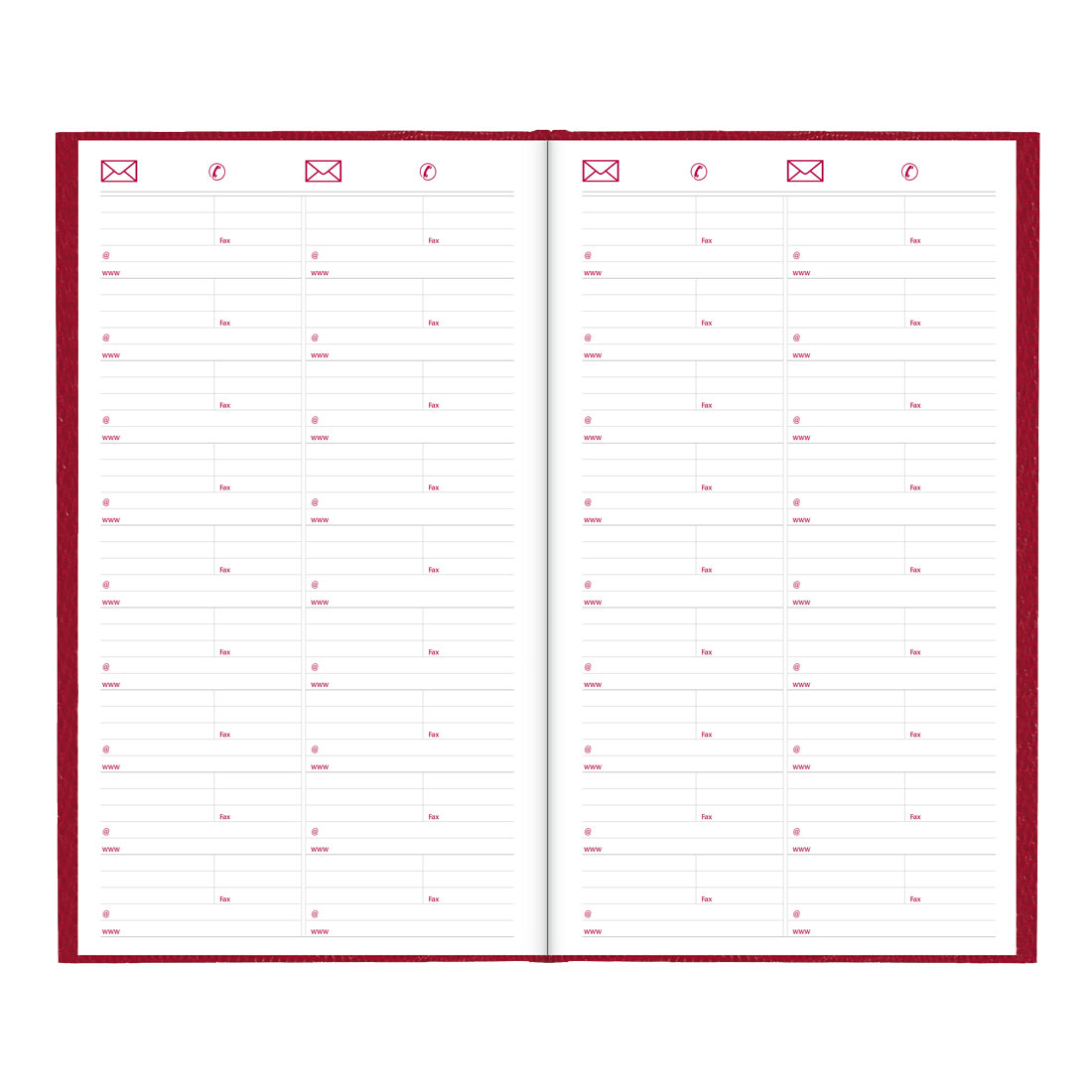 Brownline Daily Planner, Untimed, 2026 C551.BLK-26, C551.RED-26 #color_red
