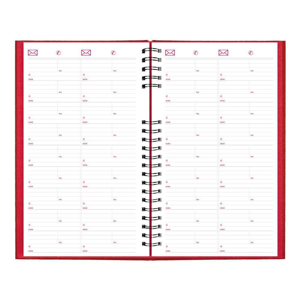 Brownline CoilPro™ Daily Untimed Planner, 2027, Bright Red C551C.RED-27