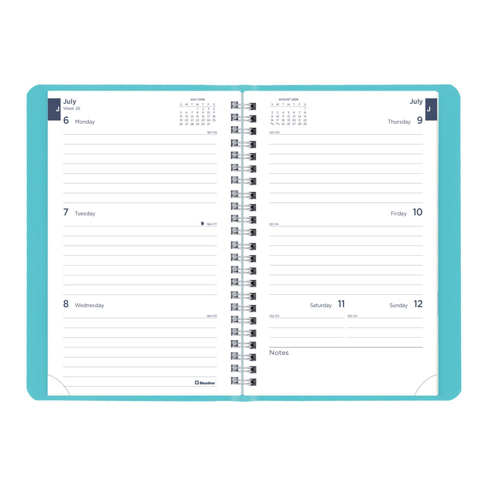 Academic Weekly Planner, Fashion, 2026 - 2027 CA101F.02-27 #color_fashion-blue