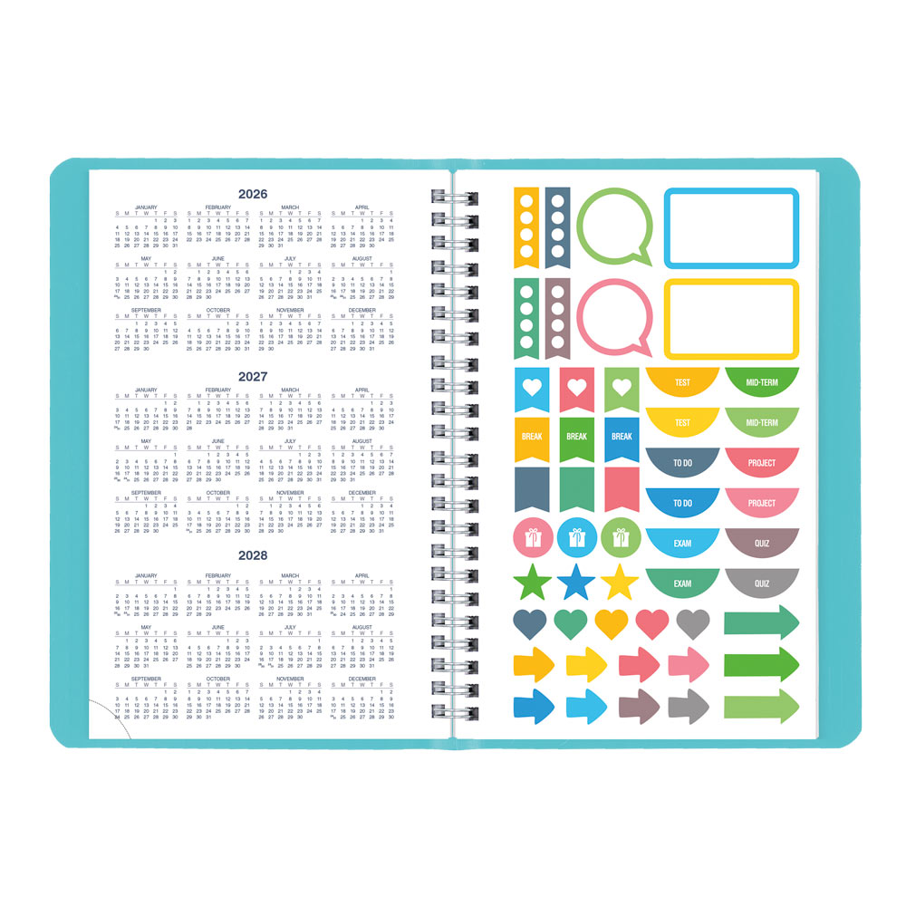 Academic Weekly Planner, Fashion, 2026 - 2027 CA101F.02-27 #color_fashion-blue