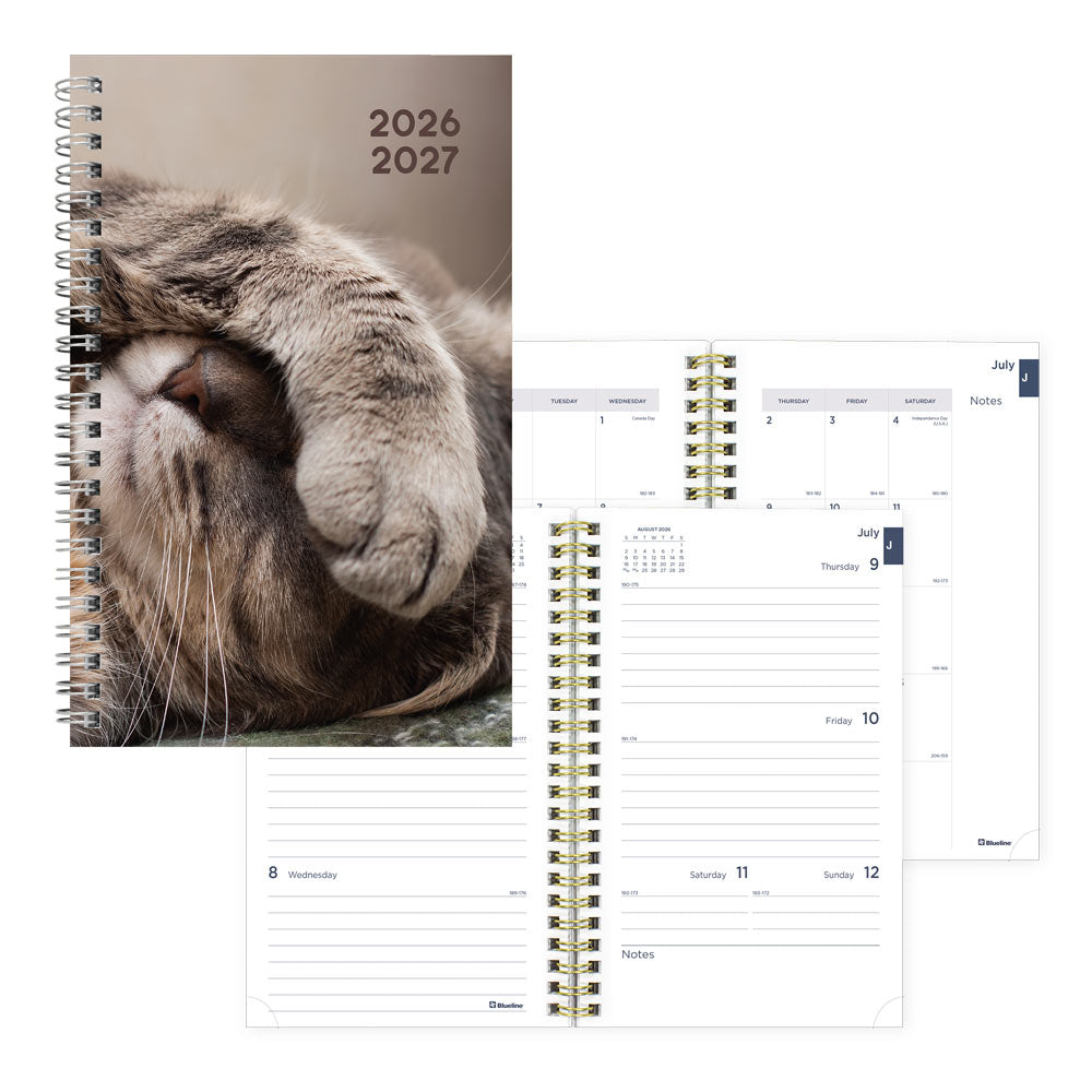 Academic Weekly Planner, Animal, 2026 - 2027 CA114PA.01-27 #color_cat