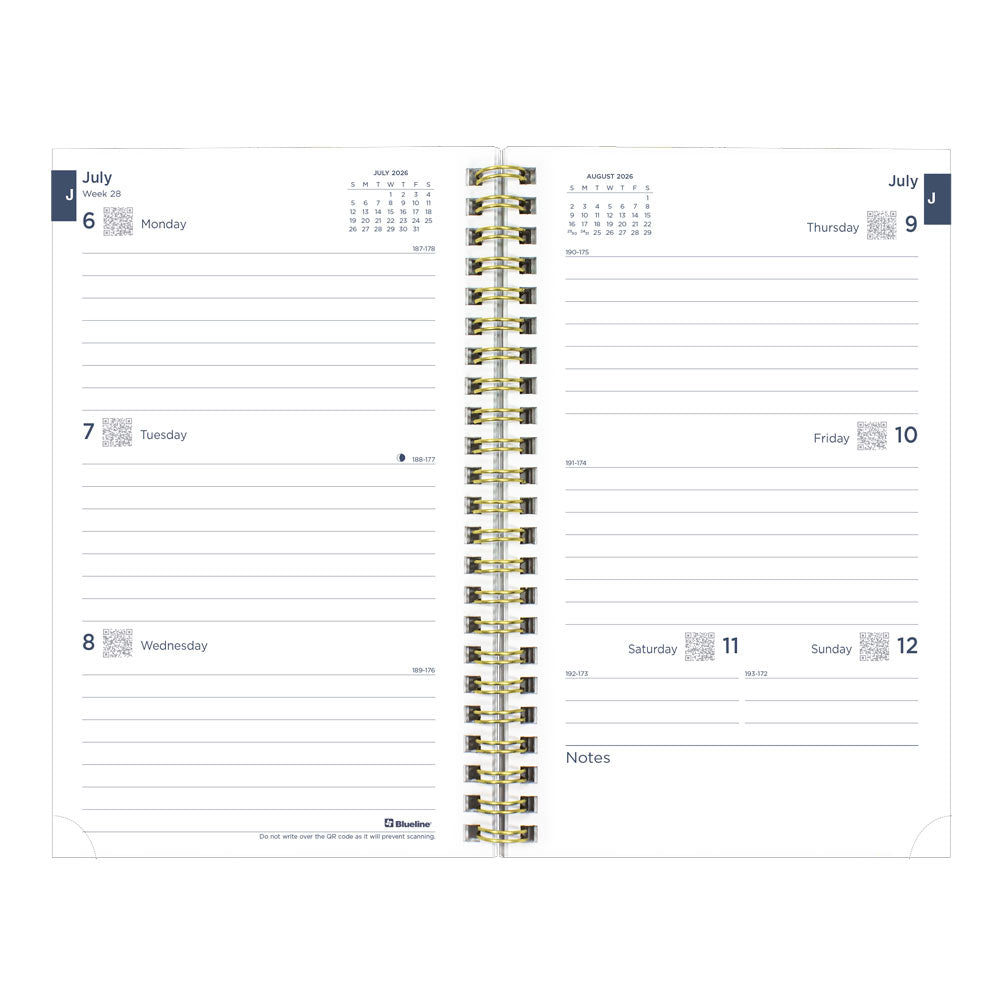 Academic Weekly Planner, Blossom, 2026 - 2027 - English CA114PG.02-27 #color_blossom-pink