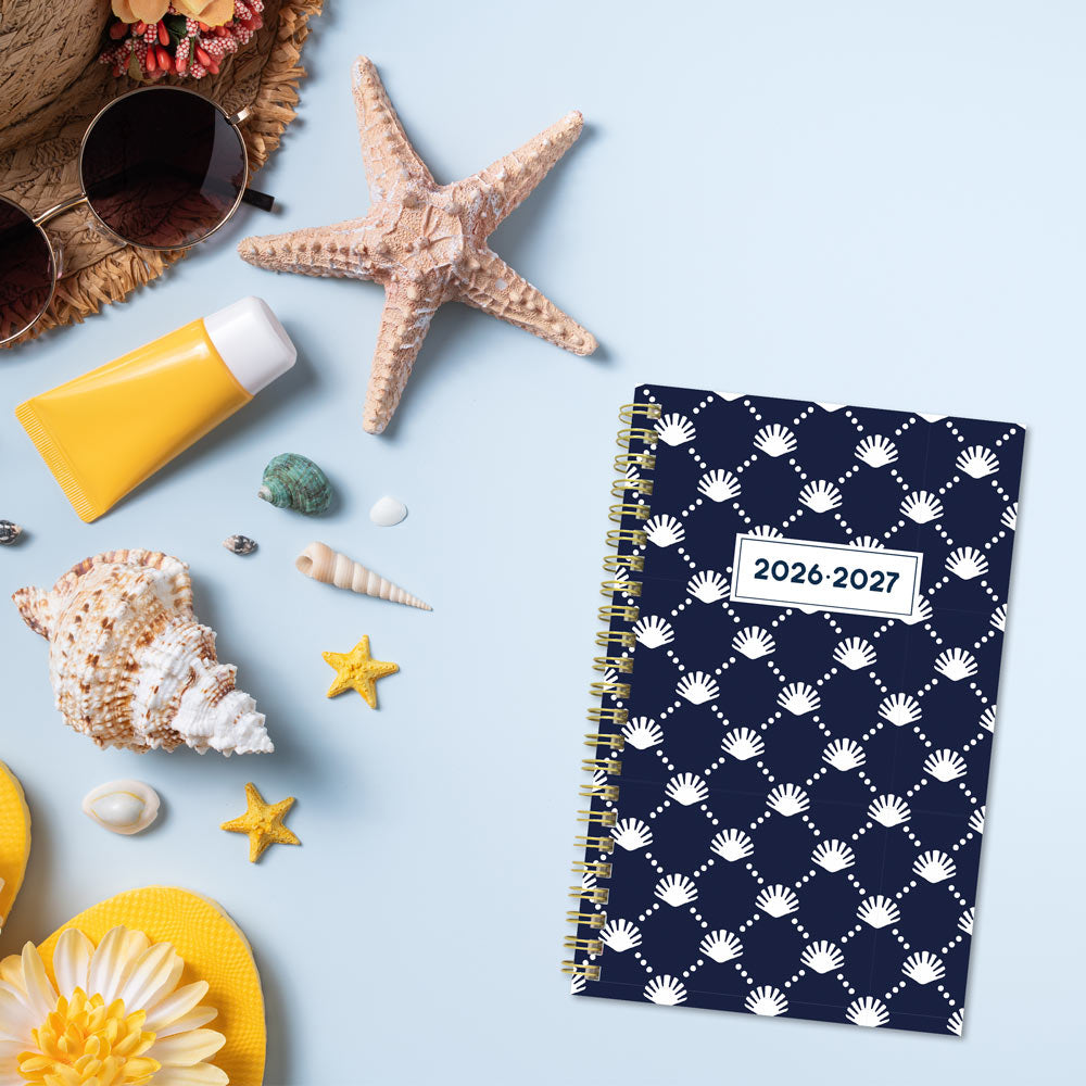 Academic Weekly Planner, Nautical, 2026 - 2027 CA114PH.03-27 #color_shells