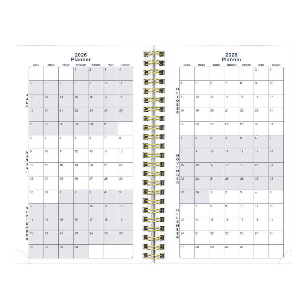 Academic Weekly Planner, Splash, 2026 - 2027 CA114PI.01-27 #color_raindrops
