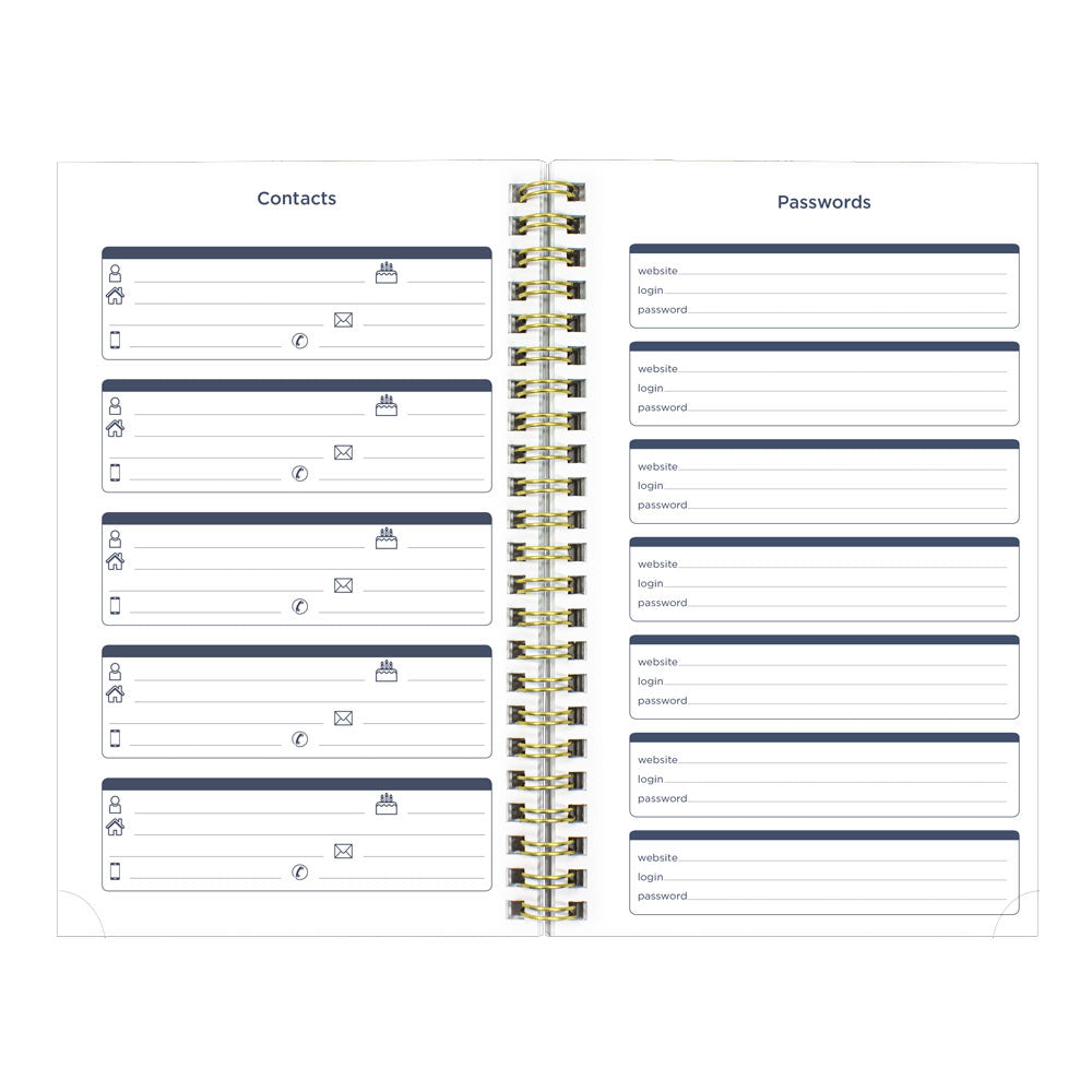 Academic Weekly Planner, Splash, 2026 - 2027 CA114PI.01-27 #color_raindrops