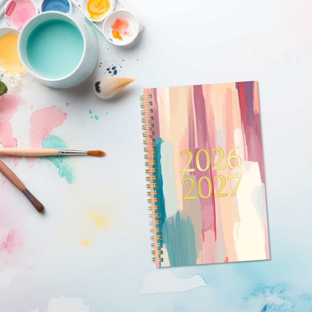 Academic Weekly Planner, Splash, 2026 - 2027 CA114PI.01-27 #color_raindrops
