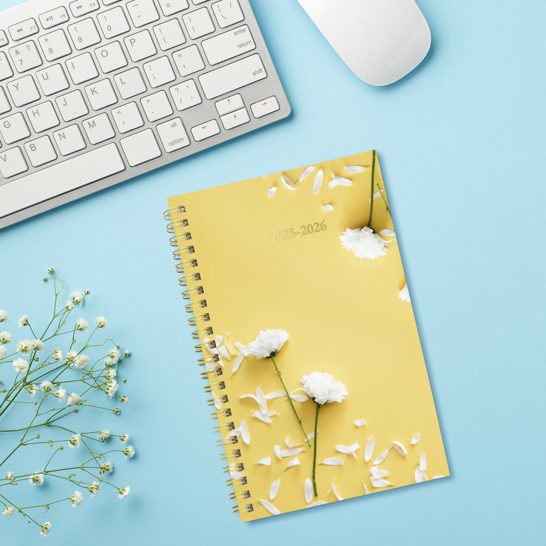Academic Weekly Planner, Botanical, 2025-2026, Blueline CA114PM-26 #color_botanical-yellow