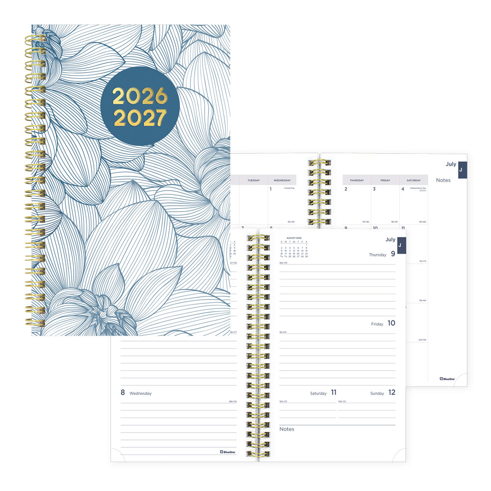 Academic Weekly Planner, Floral, 2026 - 2027 CA114PM.02-27 #color_floral-green